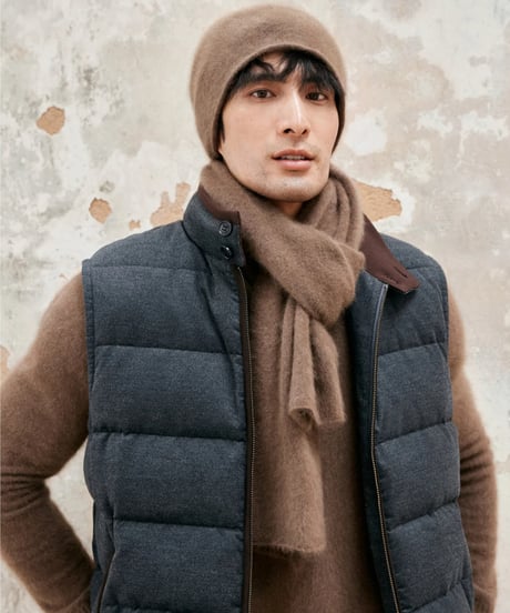 scarf raccoon 100% /3color　SH2402