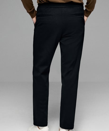 casual pants stretch elastic waist /2color　SH2651