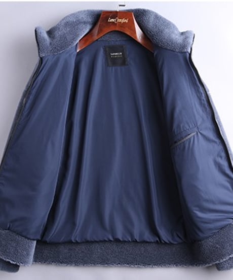 stand collar jacket wool 100%　SH2425