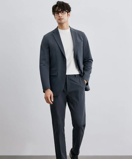 tapered stretch pants /2color　SH2003