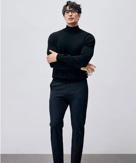 warm casual slim pants /2color　SH2432