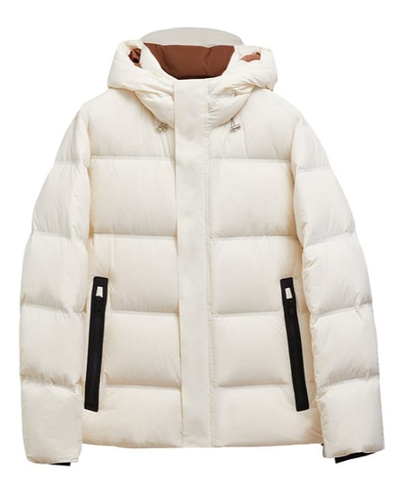 white duck short down jacket /2color　SH2411
