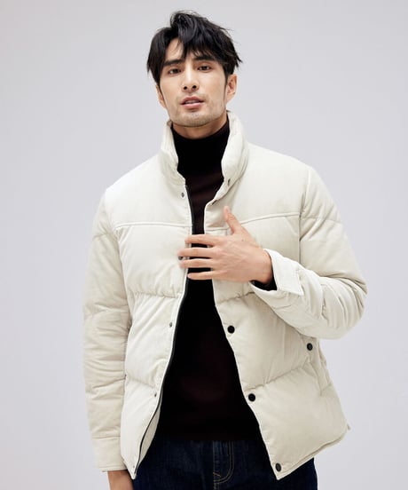 white duck down jacket　SH2157