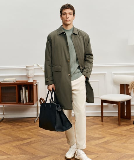 jacket lapel coat mid-length /2color　SH2578