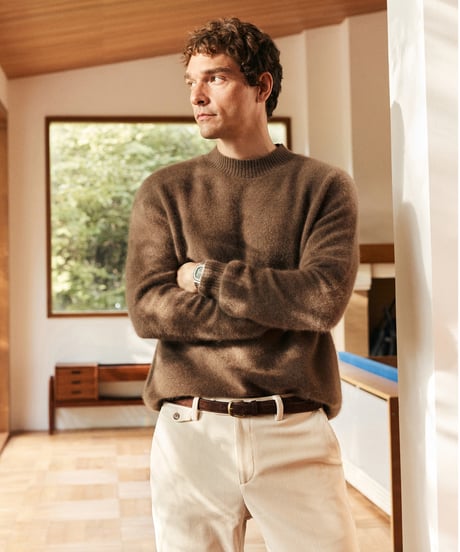 half turtleneck sweater cashmere 80% /2color　SH2570