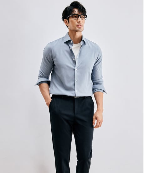 business casual shirt wool /2color　SH2612