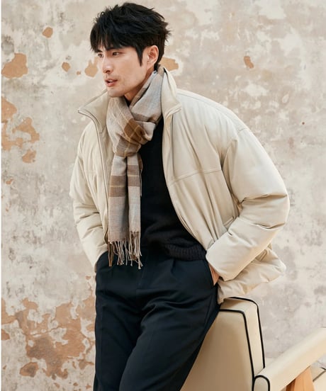 white goose down jacket /2color　SH2378