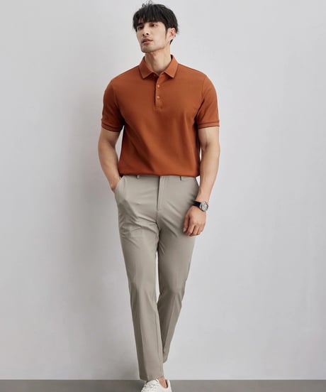 mulberry silk stretch casual pants /2color　SH2076