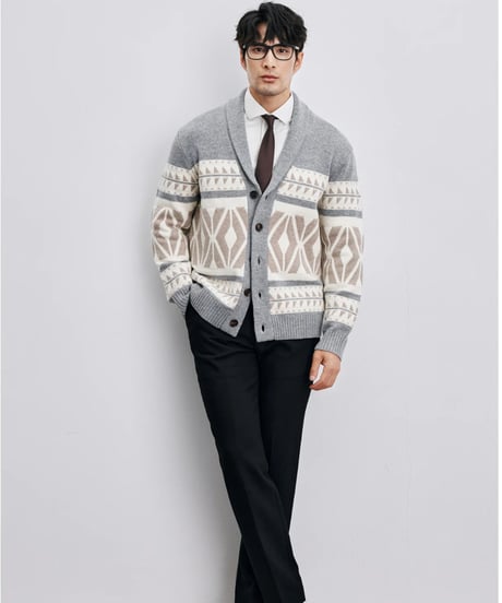 cashmere wool knit cardigan　SH2414