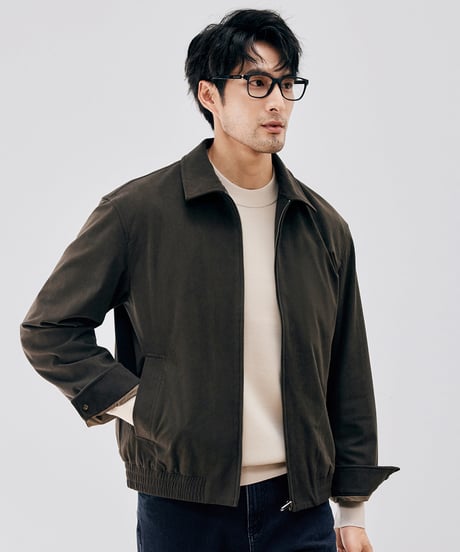 zipper jacket corduroy /2color SH2662