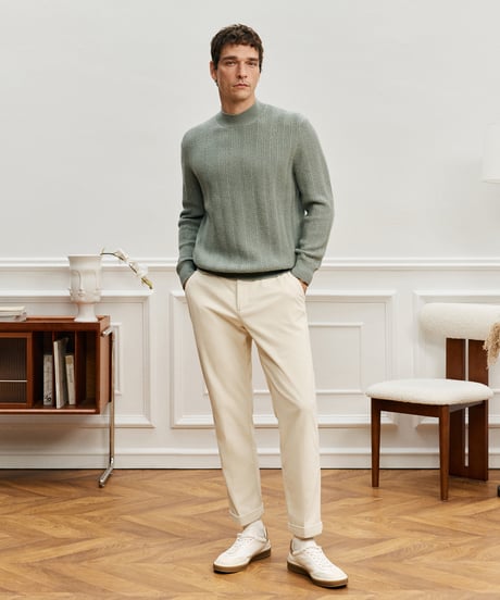 sweater half turtleneck cashmere wool　SH2699