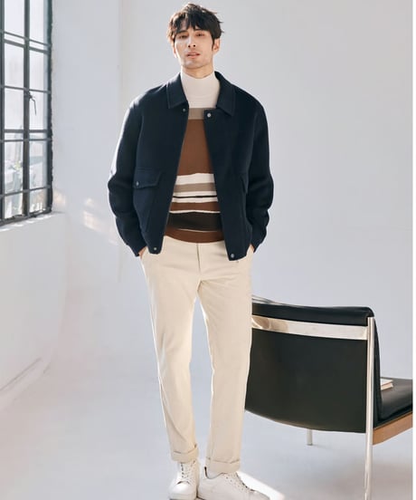 merino wool short jacket /3color　SH2355