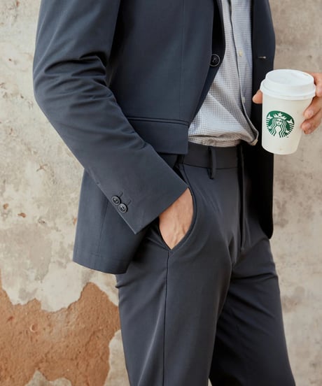 tapered stretch pants /2color　SH2003