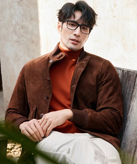 merino wool turtleneck sweater /4color　SH2386