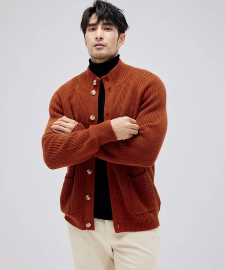 wool cashmere knit cardigan /2color　SH2164