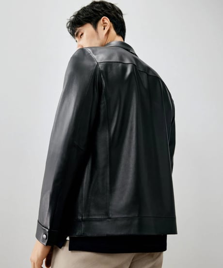 sheepskin leather jacket　SH2272