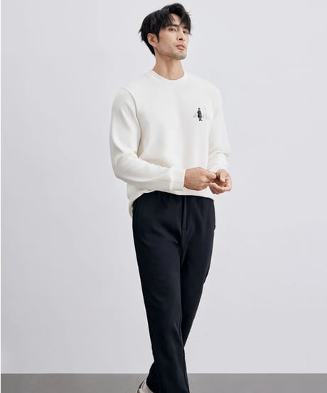 modal cotton round neck shirt /3color　SH2315
