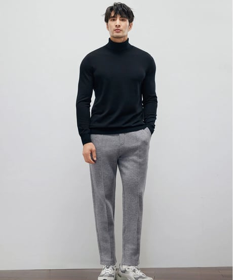 merino wool turtleneck sweater /3color　SH2196