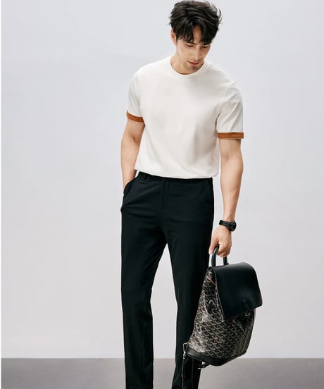 stretch casual cotton pants /2color　SH2537