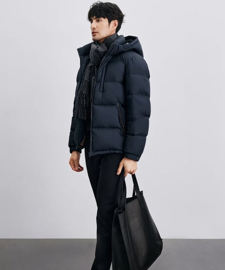 white goose short down jacket　SH2429