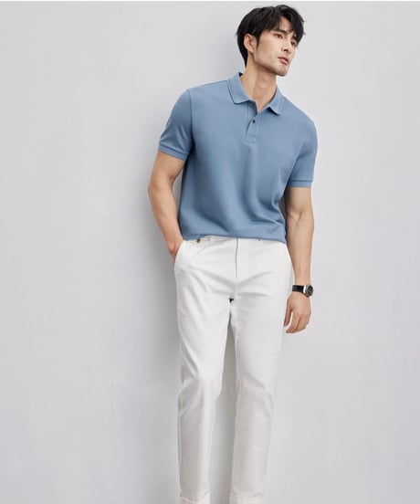 white denim jeans pants　SH2077