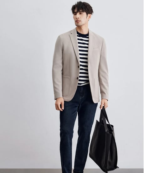 stripe round neck sweater　SH2306
