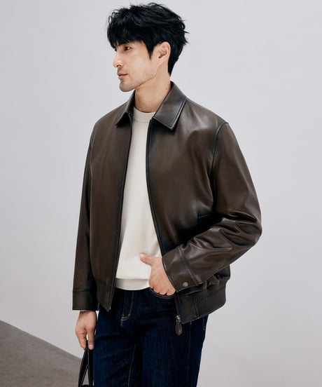 sheep leather jacket /2color　SH2677