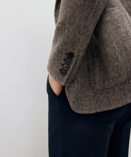 herringbone wool casual jacket /2color　SH2198