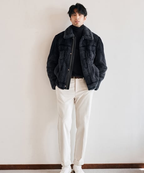 fur jacket silk　SH2697