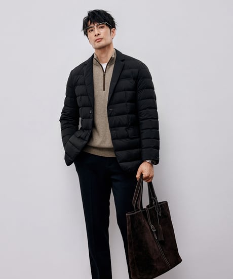half-zip cashmere sweater　SH2587