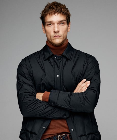 white goose down short down jacket /2color　SH2643