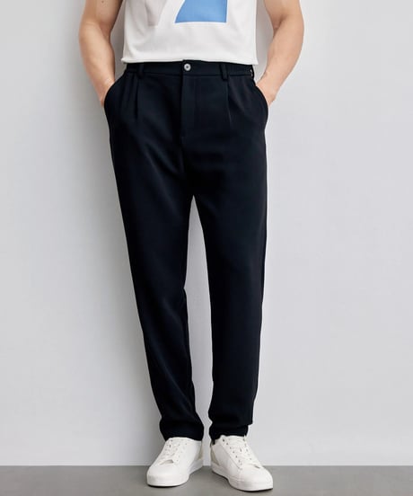 casual pants with elastic waistband straight fit　SH2125