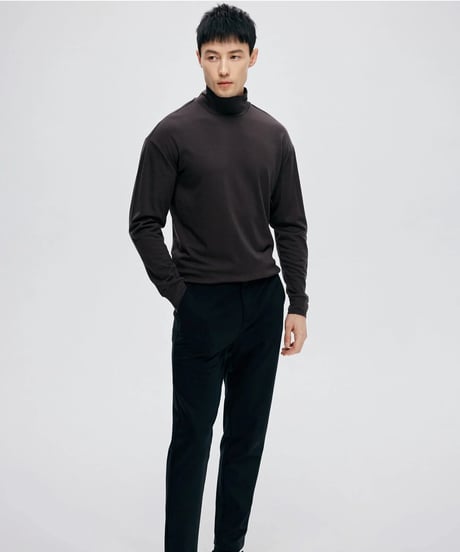 wool high neck t shirt /3color　SH2259