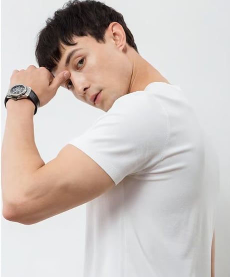 round neck pile t-shirt /6color　SH2419