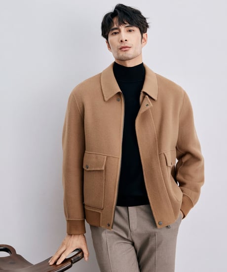 merino wool short jacket /3color　SH2355