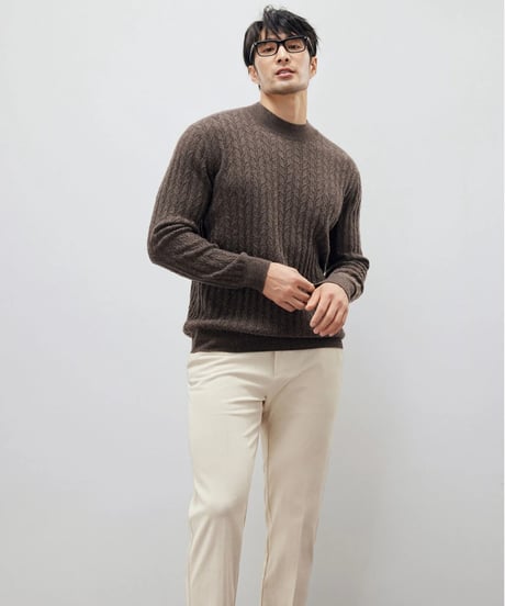 cashmere high neck sweater /2color　SH2178