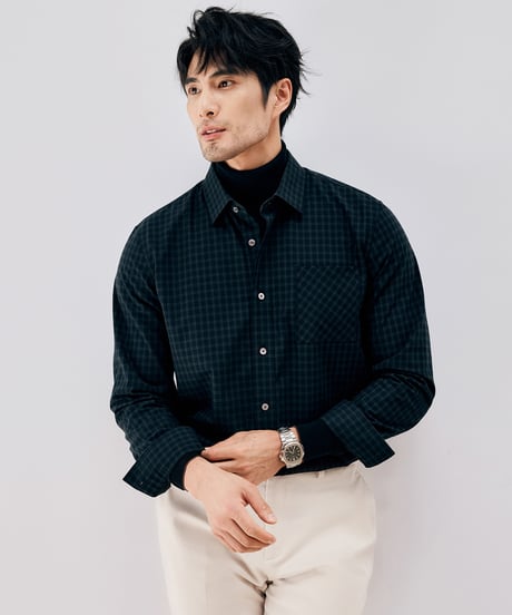 check shirt cotton　SH2669
