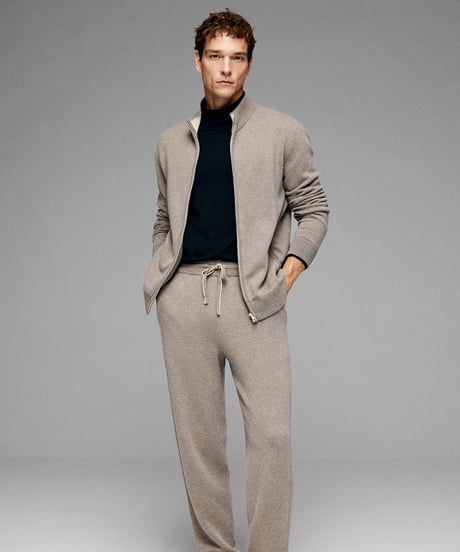 knit cardigan jacket cashmere /2color　SH2603