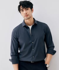 high stretch cotton shirt /2color　SH2668
