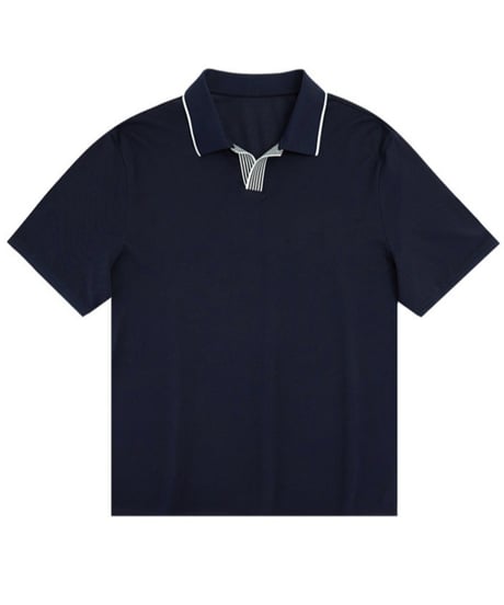 mulberry silk cotton piqué t-shirt /2color　SH2536