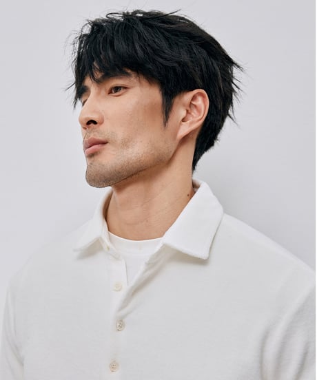 towel cotton polo shirt /2color　SH2596