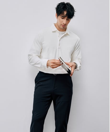 towel cotton polo shirt /2color　SH2596