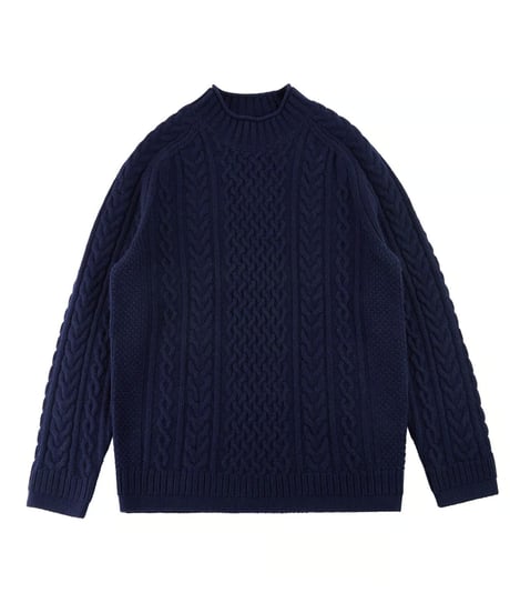 wool high neck sweater /2color　SH2195