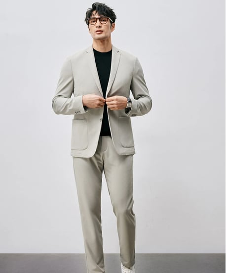 stretch elastic waist pants /2color　SH2496
