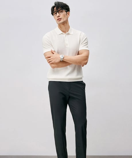cotton polo shirt /2color　SH2483