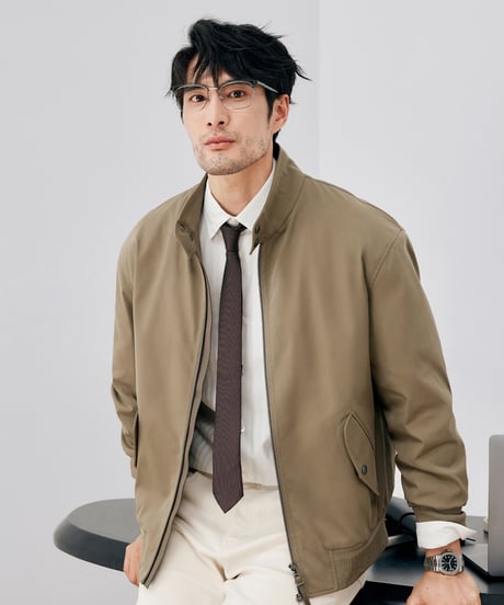 jacket with stand-up collar /2color　SH2672