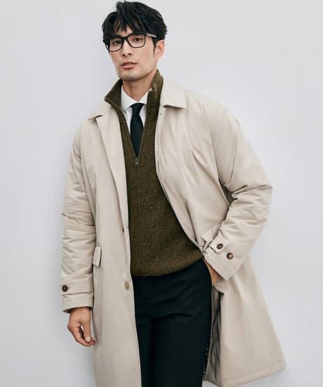 cotton mid coat jacket /2color　SH2415