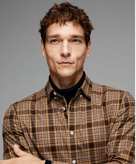 check shirt cotton　SH2635