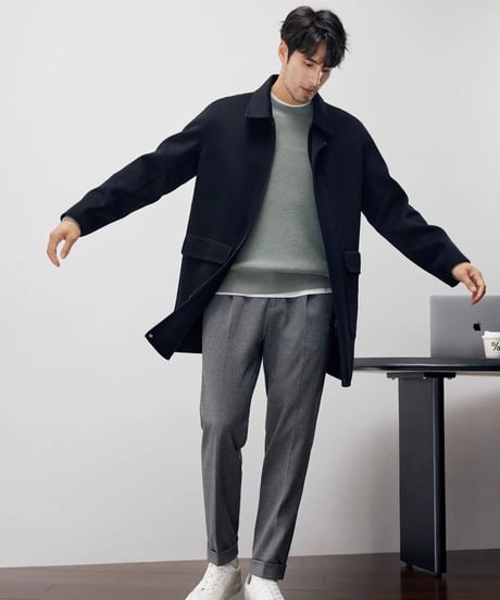 casual wool coat /2color　SH2219