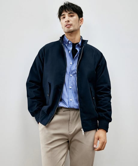 stand collar blouson jacket /2color　SH2273